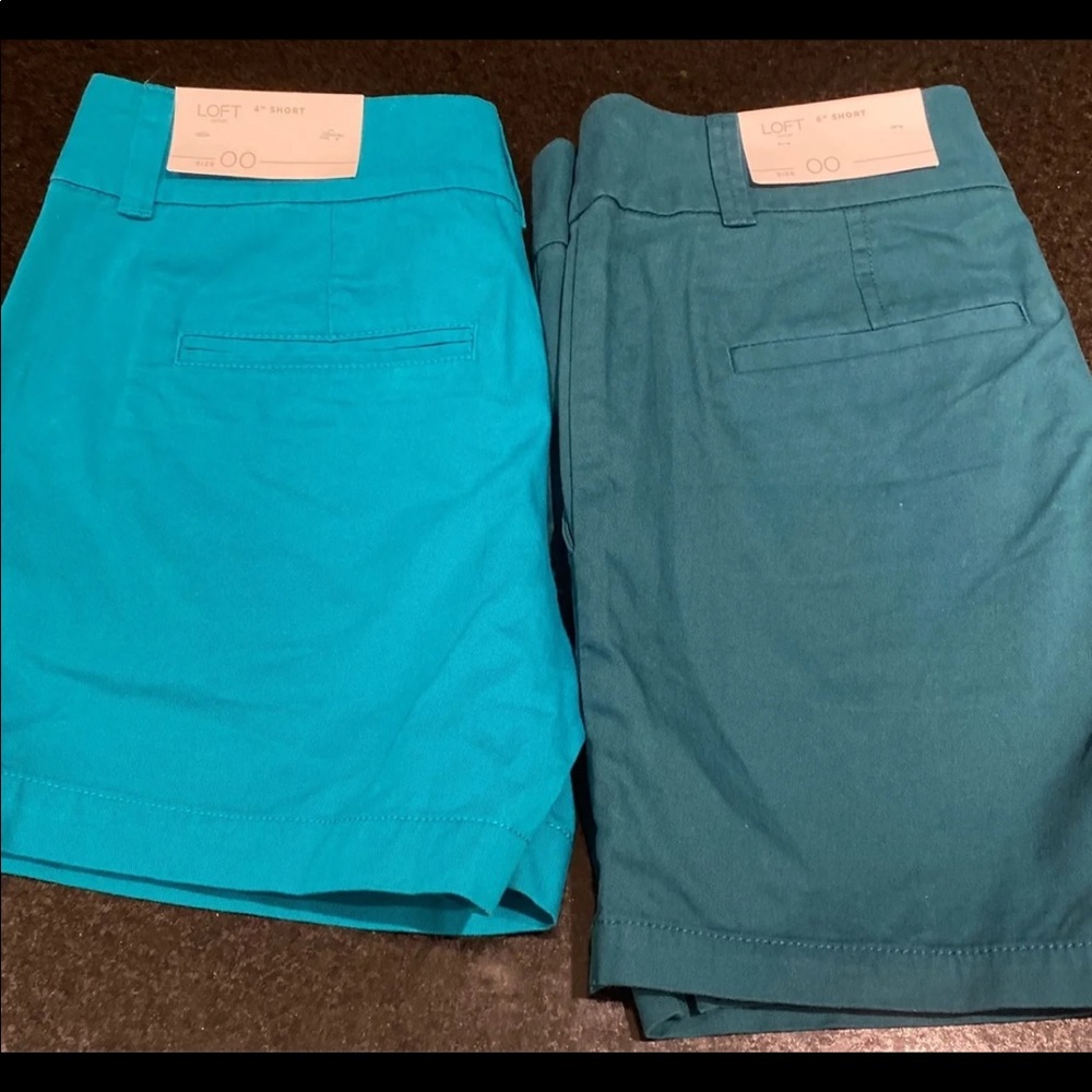 Loft OUTLET 6"  & 4” Shorts Size 00